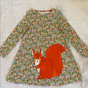 Big Appliqué Squirrel Dress 🐿